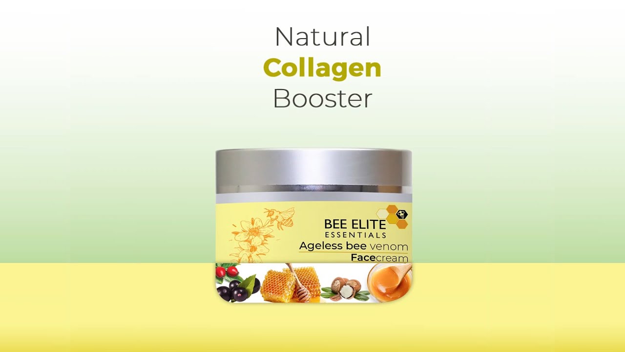 Natural Collagen Booster | Ageless Bee Venom Face Cream | Anti Aging Skincare