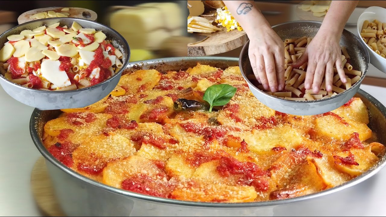 ПАСТА И КАРТОФЕЛЬ ALLA TIELLA ВСЕ СЫРЫЕ