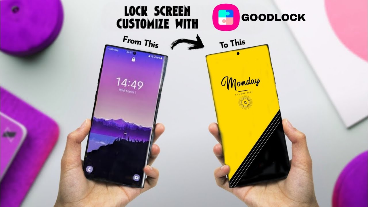 Samsung Lock Screen Customization! Good Lock Customization