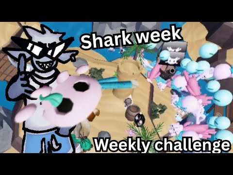Shark Week Challange in Tower Heroes (no commentary) Roblox 