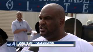 Juneteenth celebration in Milwaukee