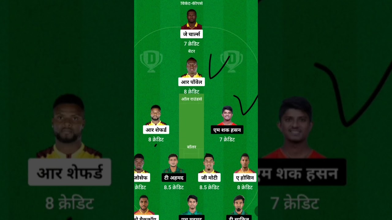 WI vs BAN Dream11 Team|West Indies vs Bangladesh Dream11|WI vs BAN Dream11 Today Match 