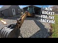 New Bucket for the Backhoe