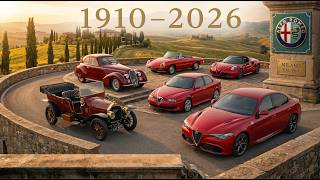 Evolution of Alfa Romeo (1910-2026)