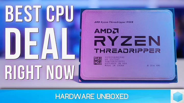 Unbelievable Offer: Get the 12-core Threadripper 1920X for Just $420