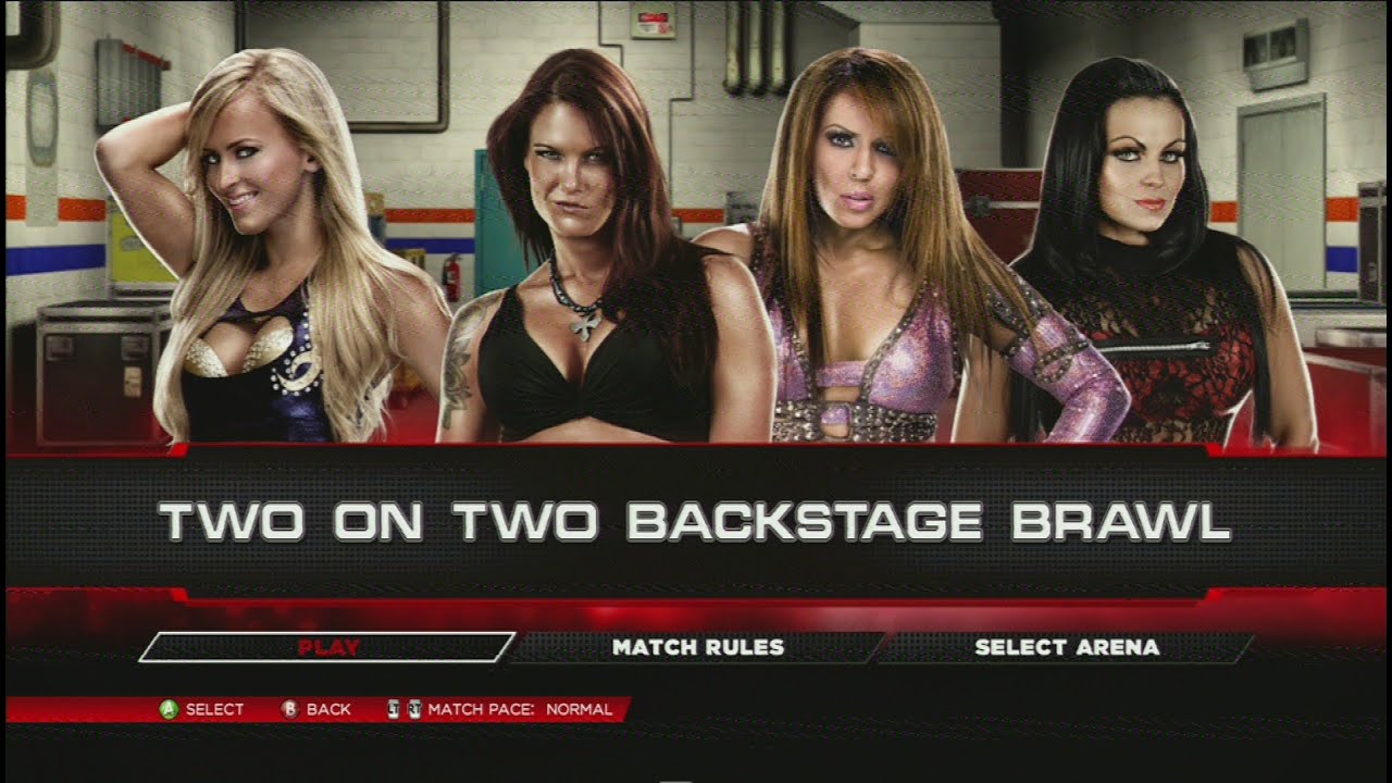 WWE 2K14 Lita & Summer Rae vs Layla & Aksana