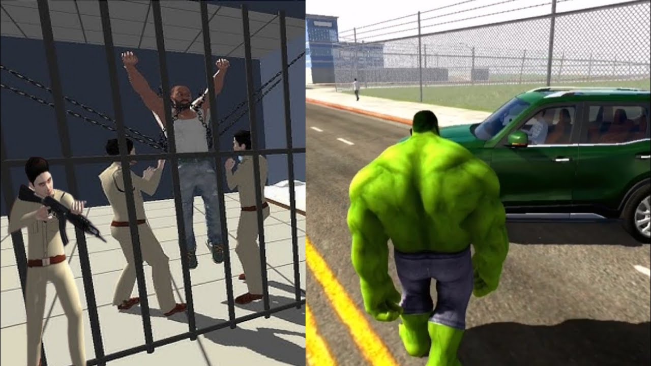 Indian Bike Driving 3D Police Fighting Vs Franklin 🔥| Hulk Vs Franklin | Indian Bike Driving 3D