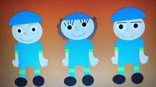 4 Square Animated - Walking