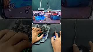 FREE FIRE |📱⌨️🖱️| KEYBOARD MOUSE GAMEPLAY WITH HAND CAM →GG MOUSE PRO‚MiX PRO,Geek gamer