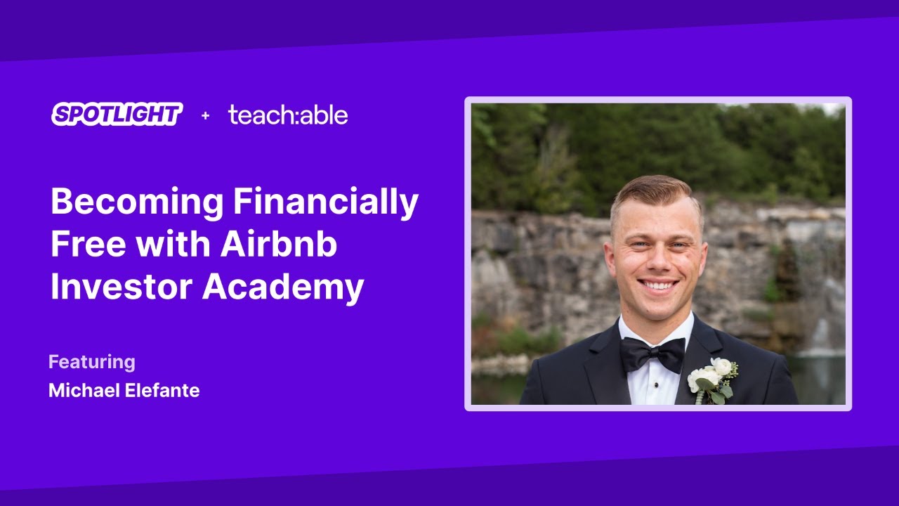 Live Workshop - Becoming Financially Free with Airbnb Investor Academy -  Michael Elefante
