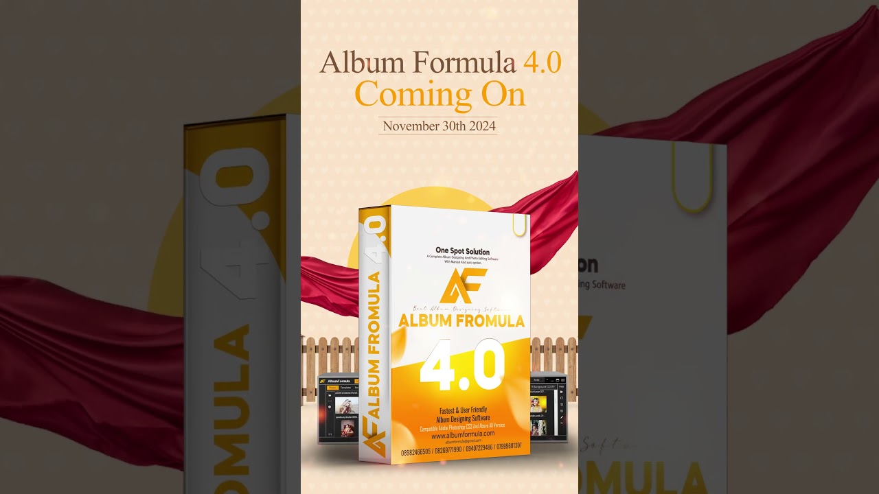 Album Formula 4.0 Coming on 30-11-2024 | best Album Designing Software  