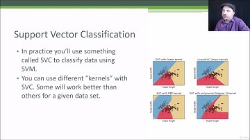 41  Support Vector Machines SVM Overview