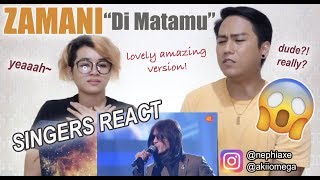 [SINGERS REACT] Zamani - Di Matamu ( Konsert Gegar Vaganza 5 Minggu Separuh Akhir )