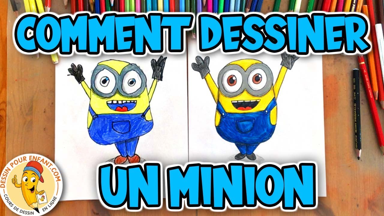 Comment dessiner un MINION facilement étape par étape | Dessin Pour Enfant