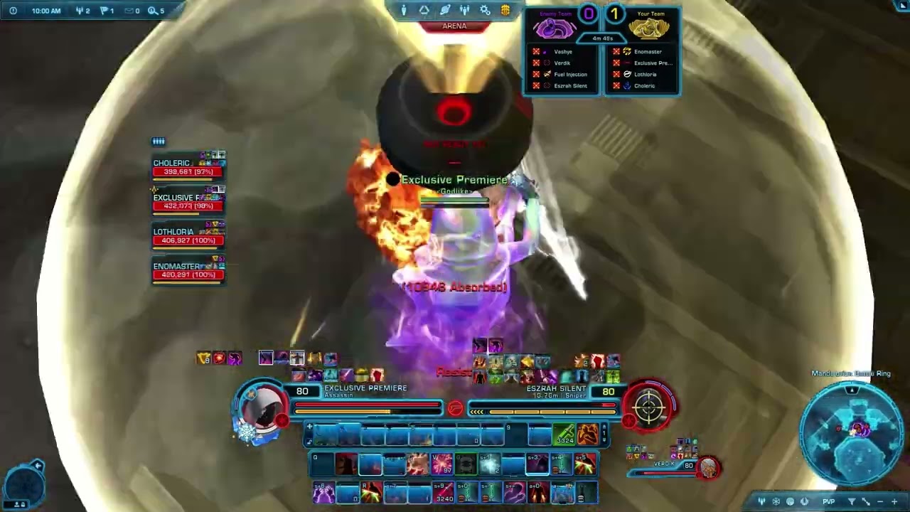 Hatred Sin Domination - Swtor 7.7 Arena PvP - Best Hatred Assassin / Serenity Shadow WORLD