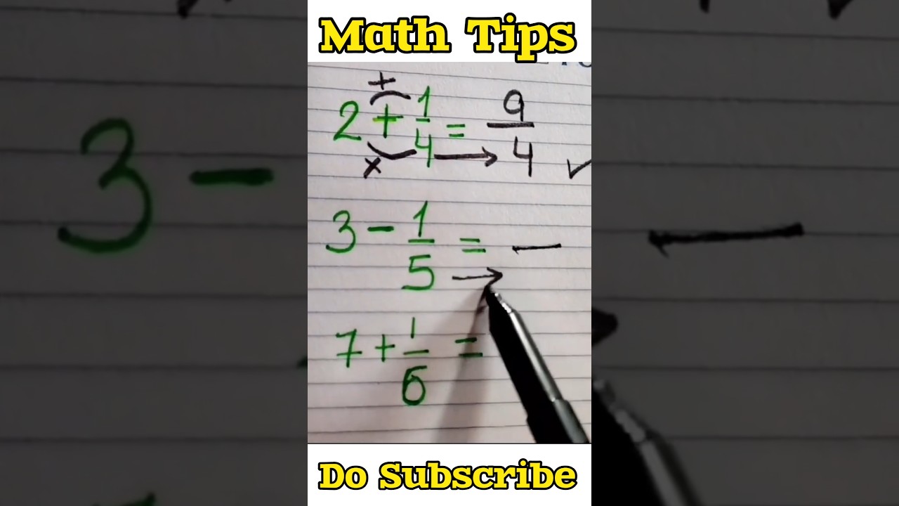 Math Tricks | Math Tips 