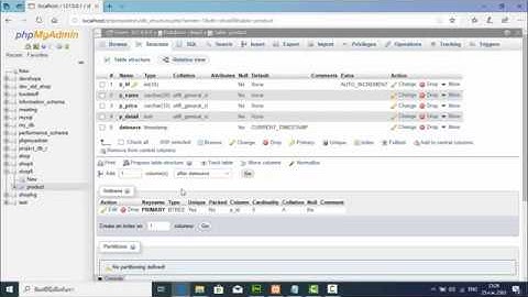 สร้างฐานข้อมูล xampp  PHP mysql EP1