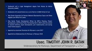MAP Webinar on TRANSFORMATIONAL LAND TRANSPORTATION SYSTEMS