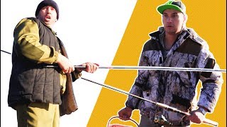 Батя с сыном на рыбалке Батя с сыном на рыбалке