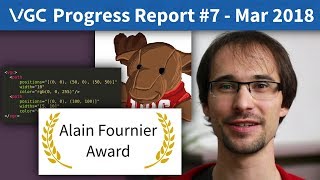 Progress Report #7 - Mar 2018 - Alain Fournier Award, and Work on Undo, Redo, Save, and Open