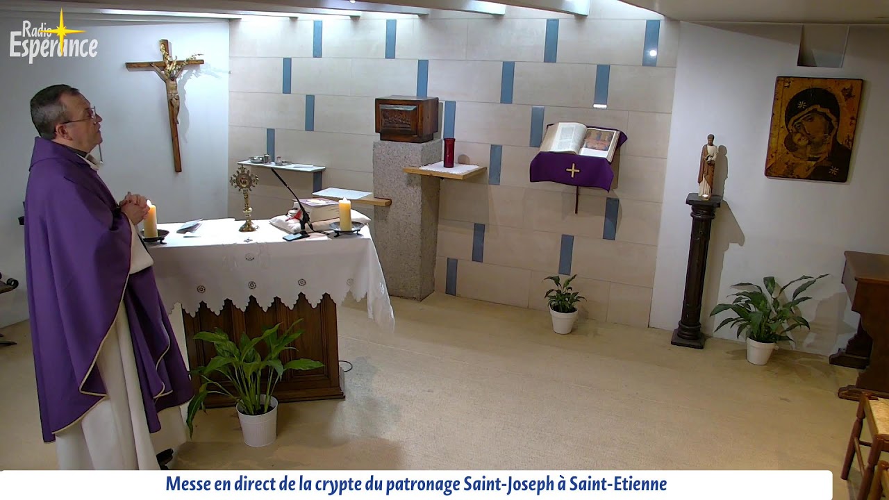 En direct depuis la crypte du Patronage Saint-Joseph à Saint-Étienne