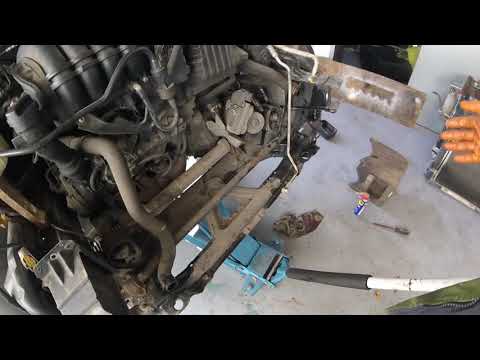 How to remove a Mercedes A class engine/Как снять двигатель Mercedes A class