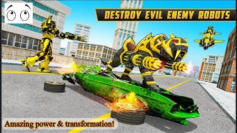 Panther Robot Car Game #1 - Robot Transforming Games: Android Games