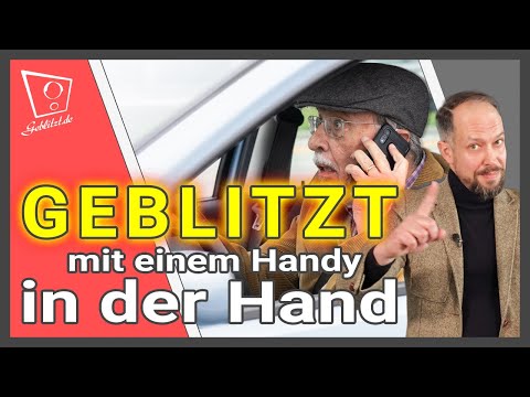 Geblitzt worden mit einem Handy in der Hand: Was nun?