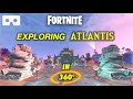 Fortnite in 360° - EXPLORING ATLANTIS in 360 VR - Coral Castle