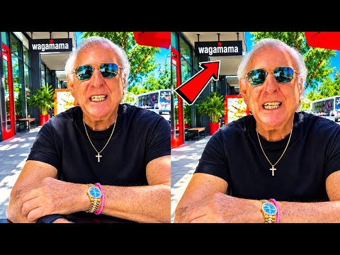 Video Ric Flair involved in a 'near death' accident, watch him at Wagamama before the incident