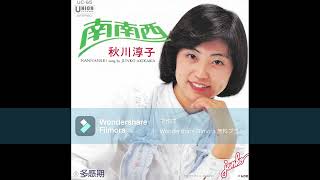 秋川淳子さん超どデカポスター【デビュー曲『南南西』販促ポスター