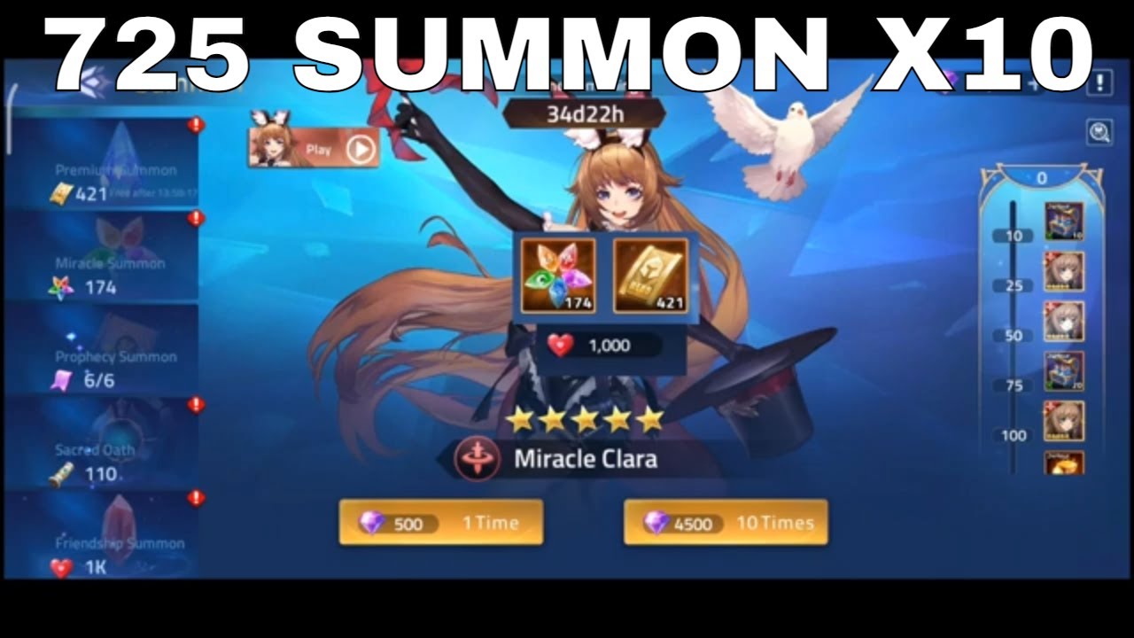 725 SUMMON X10  Mobile Legends Adventure