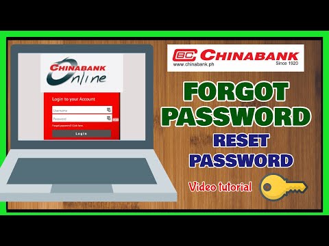 Chinabank Online Banking Password Reset or Forgot Password