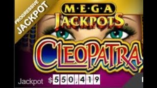 ESPACEJEUX - CLEOPATRA MEGA JACKPOTS  SLOT PLAY- 500K PROGRESSIVE! screenshot 2