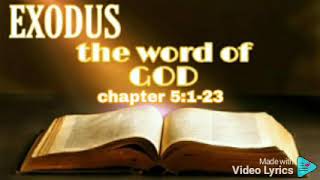 the word of God book of Exodus 5:1-23 english version Audio Bible