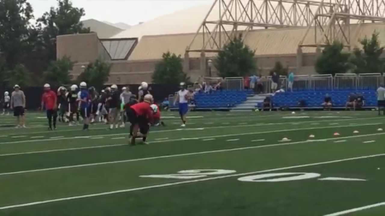 Jackson Groff Jackson Groff SOPHOMORE Football Camp HIGHLIGHTS 2015 - YouTube