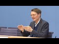 Lauterbach, Wieler und Drosten informieren über aktuelle Corona-Lage