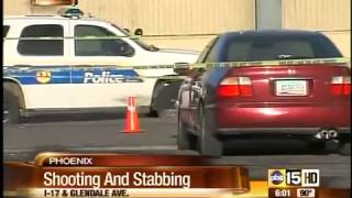 Shooting and stabbing at Phoenix apartment complex