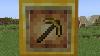 How to make a Golden PickAxe in Minecraft?