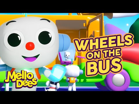 Wheels On The Bus - Mellodees Kids Songs & Nursery Rhymes | Sing-A-Long