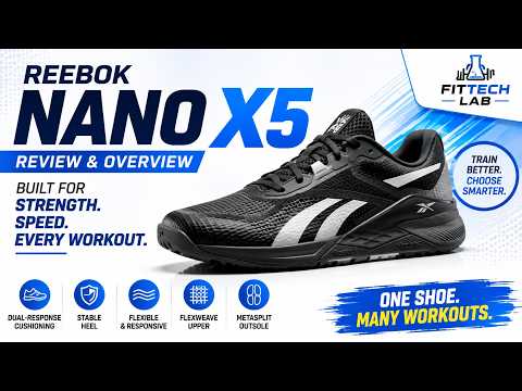 Reebok Nano X5 Review & Overview | Best Training Shoe for Gym, HIIT & CrossFit? #shoes #gym