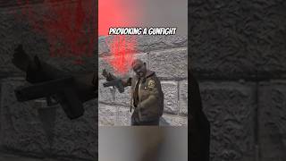 Provoking a gun fight in GTA IV #gta #gtaiv #gta4