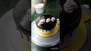 chocolate#cake#🎂design#😋half#kg cake#YouTube#trending#short video