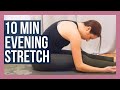 10 min Evening Full Body Yoga Stretch - Bedtime Yoga for Beginners