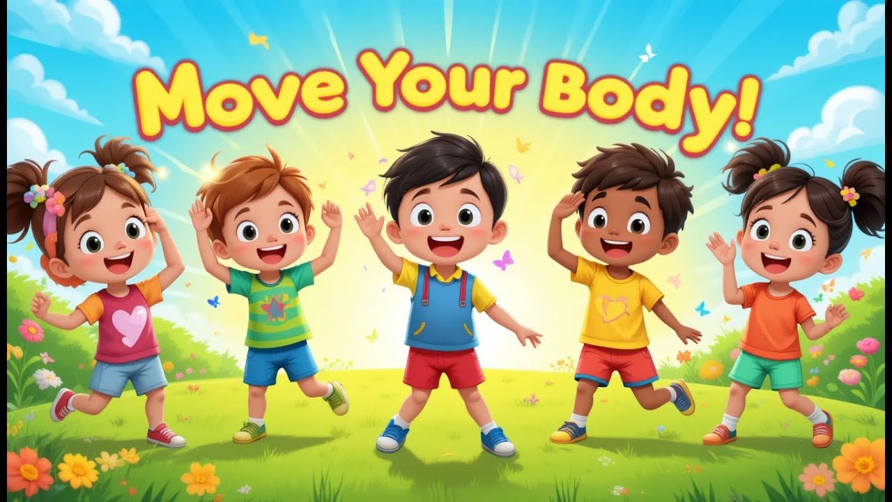 Move Your Body! 🎶 Fun Action & Dance Song for Kids