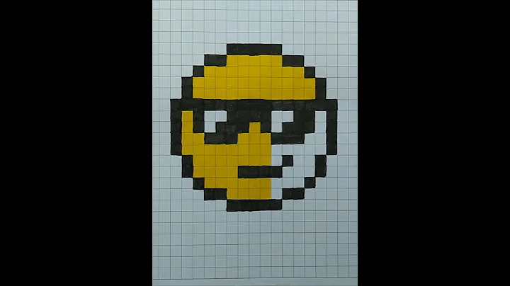smiley emoji pixel art drawing video colorful #shorts #art #drawing #pixelart #pixel #smile #smiley