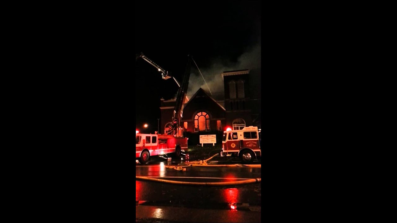 Brocton, NY Church Fire YouTube