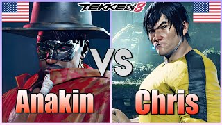 Tekken 8  ▰  Anakin (Eddy) Vs Chris (Law) ▰ Ranked Matches!