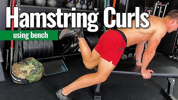 MonkeyFeet How To - Hamstring Curls (Using Bench)