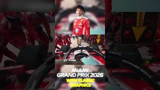 Charles Leclerc's 🏎️ 3.7s PIT STOP | 2026 Miami Grand Prix with Classic Graphics #f1